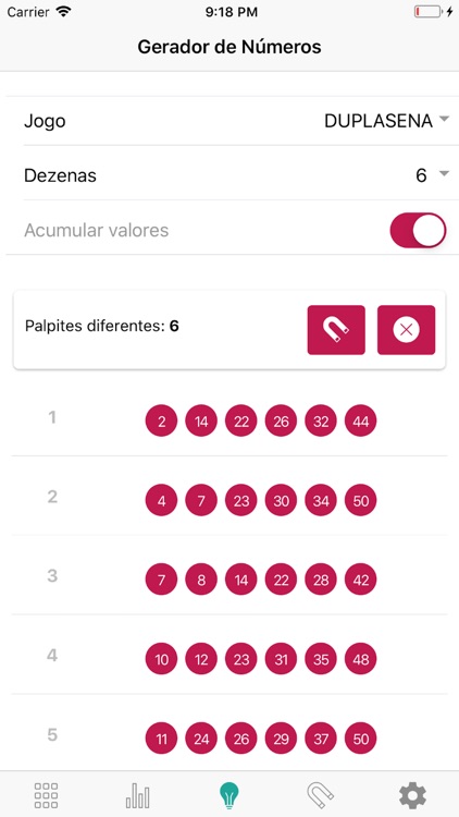Loteria UP para profissionais screenshot-3