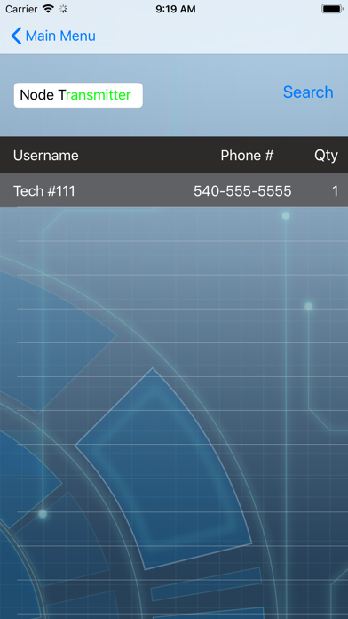 Comsonics Inventory Tracker Screenshot