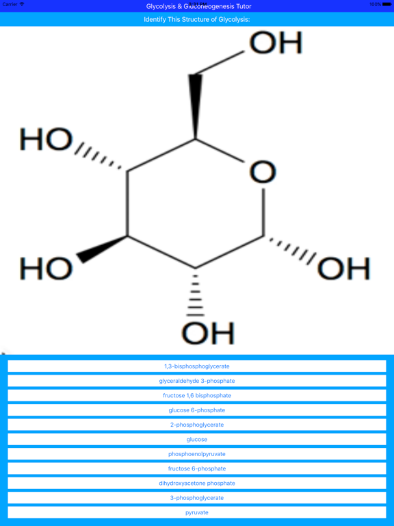 Screenshot #4 pour Glycolysis Glucogenesis Tutor