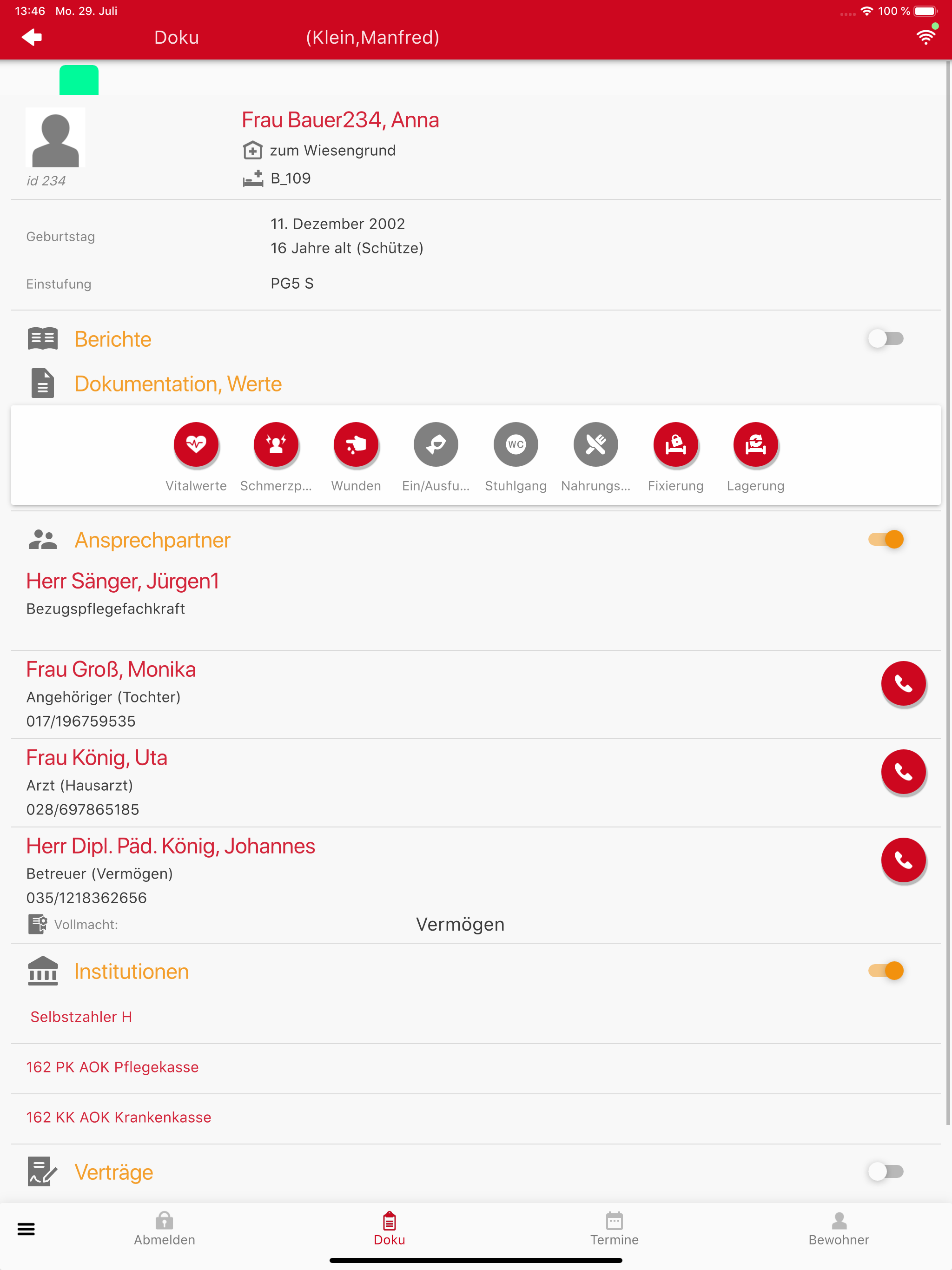 ProfSys stationär screenshot 8