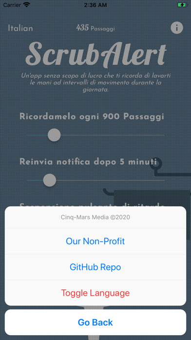 Screenshot #2 pour ScrubAlert