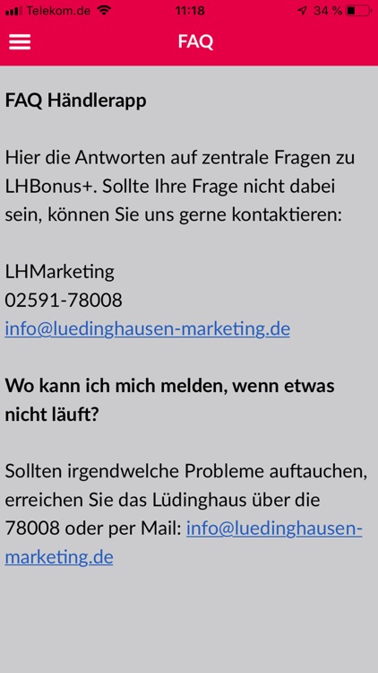 LH Bonus+ Händler App