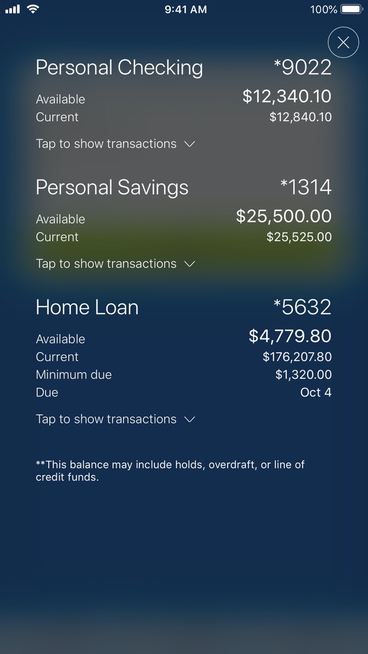 iPhone screenshot