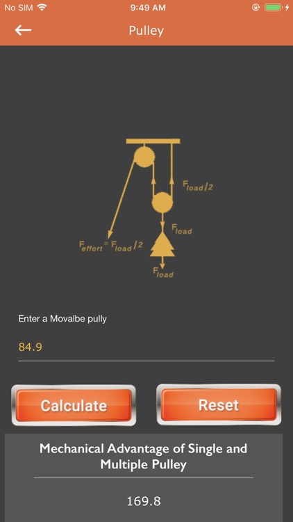 Calc of Plane and Pulley screenshot-3