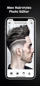 Man Hairstyles Photo Editor screenshot #2 for iPhone