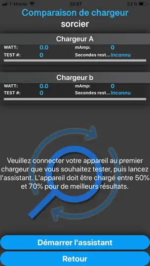 Capture d'écran de Ampères - Info Batterie Ampere sur iPhone 8