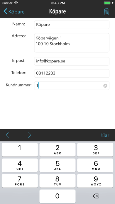 Screenshot #2 pour FakturaMallen