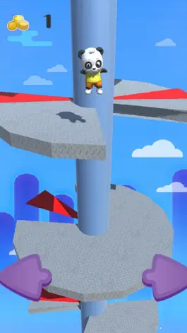 Game screenshot Panda Stars Jump on Helix Path hack