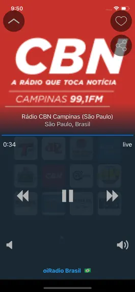 Game screenshot oiRadio Brasil - Live radio apk