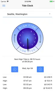 tide clock and tide times iphone screenshot 1