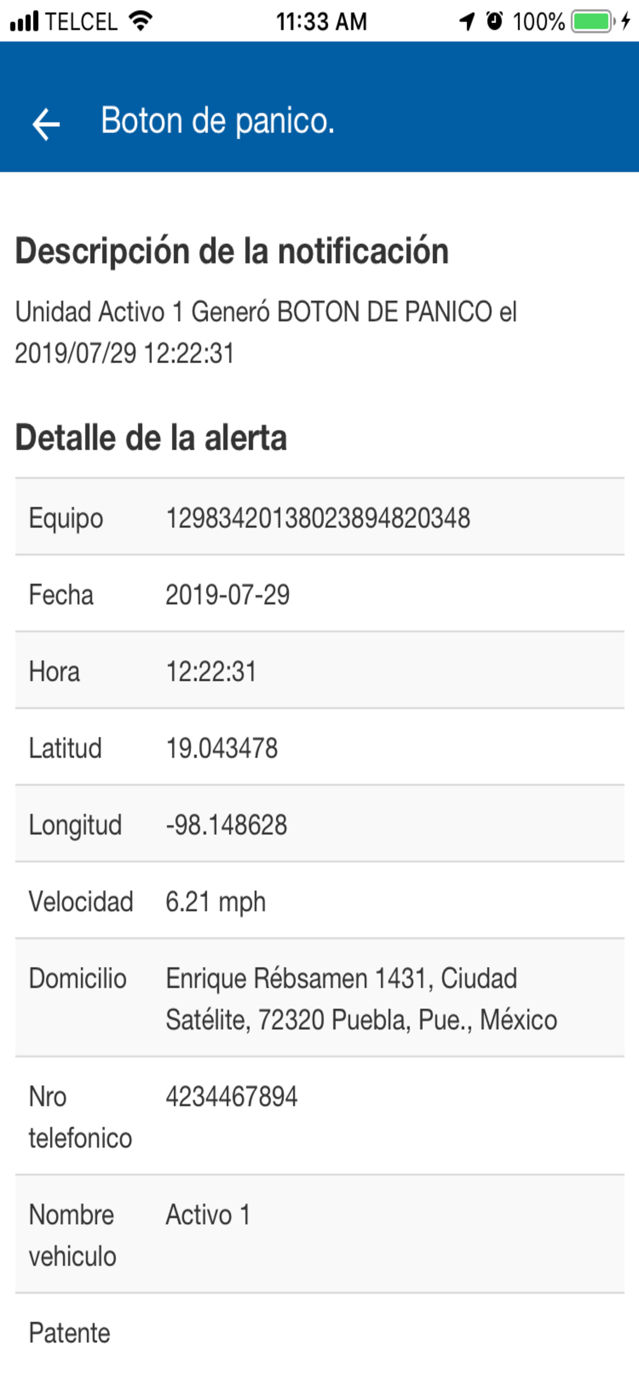 Protel GPS screenshot 7