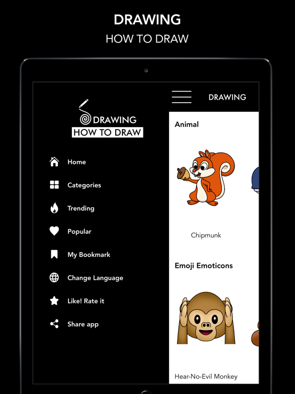 Screenshot #6 pour How to Draw Step by Step Pro