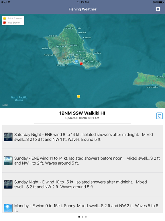 Screenshot #6 pour Fishing Weather Forecast