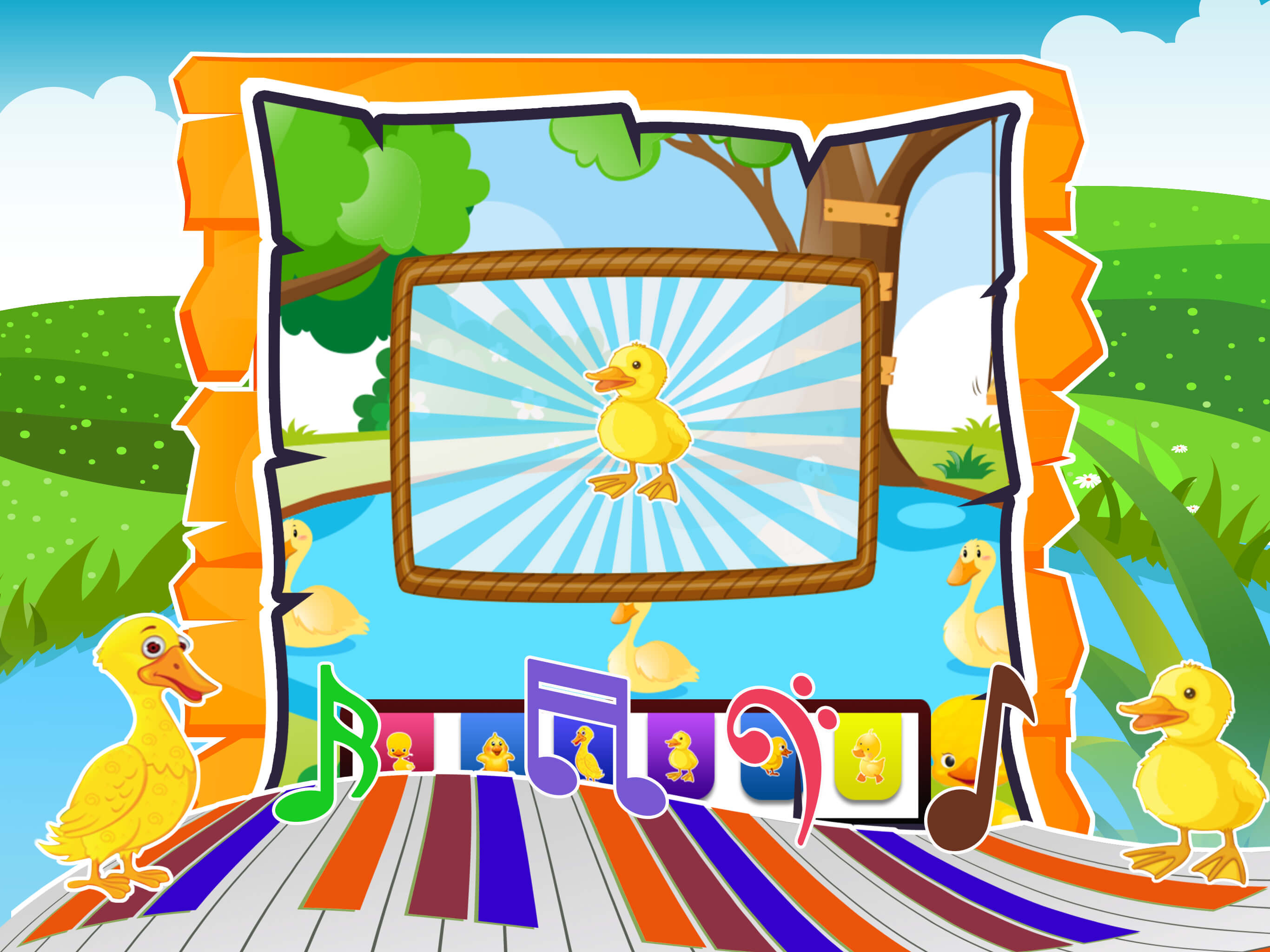 Baby Piano Sounds Duck Games screenshot 3