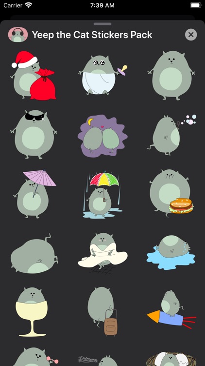Yeep the Cat Stickers Pack screenshot-7