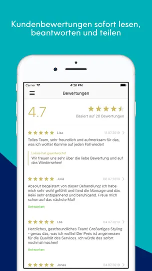 Screenshot von Connect: Salon-Management auf dem iPhone 3