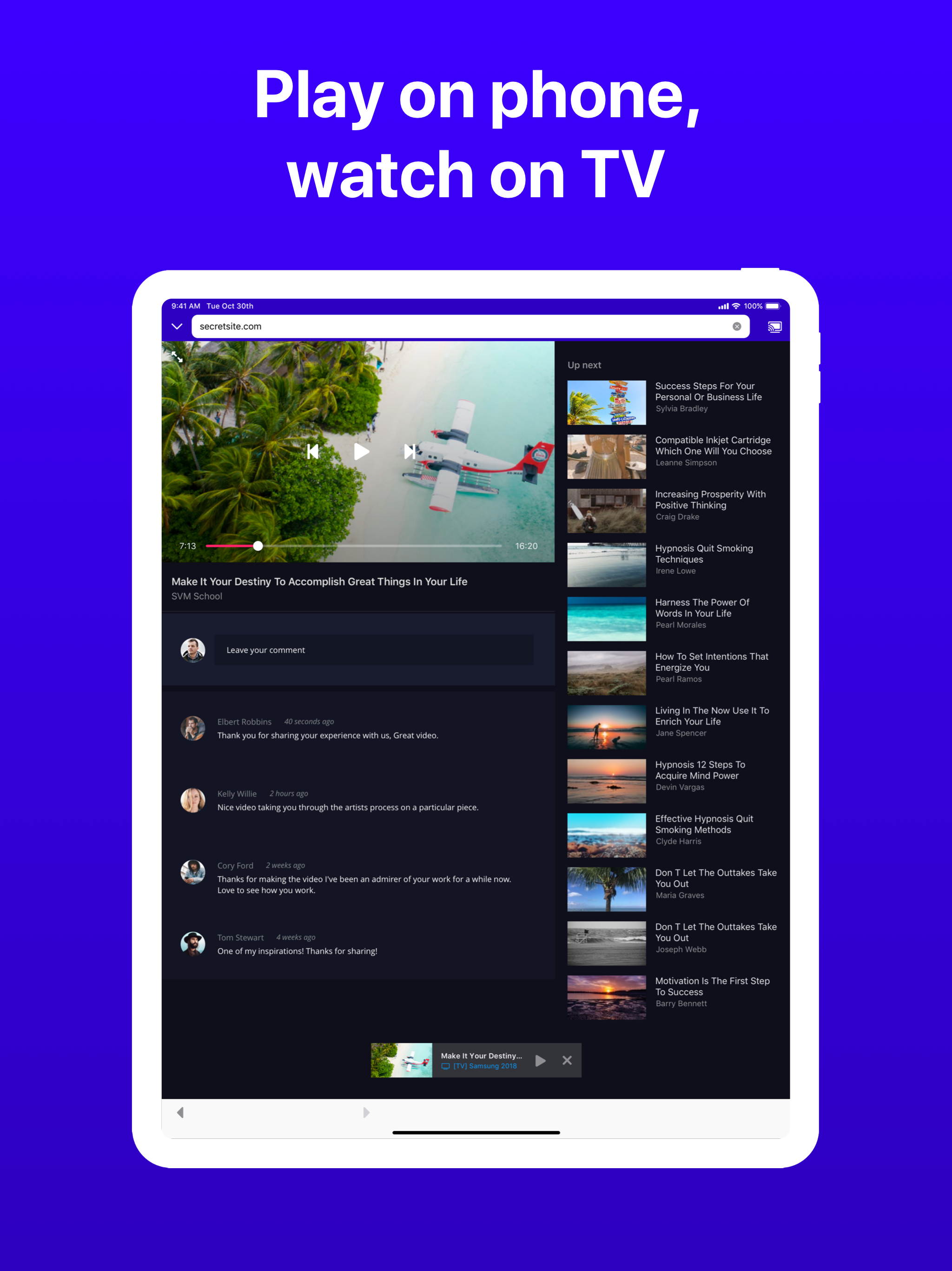 Webcast TV - Cast for Smart TV screenshot 9
