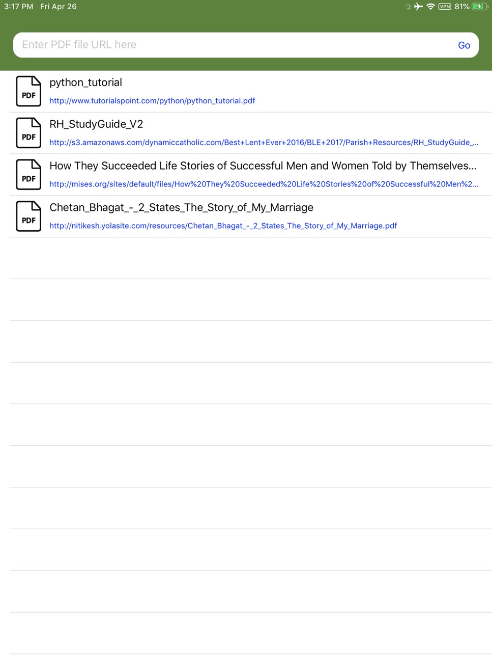 iPad screenshot