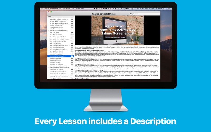 Tutor for Mojave Screenshot