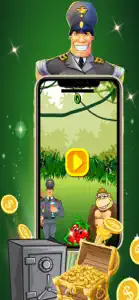 Funny Fruits Monkey screenshot #1 for iPhone