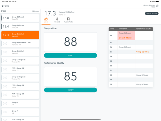Screenshot #4 pour CompetitionSuite Judge