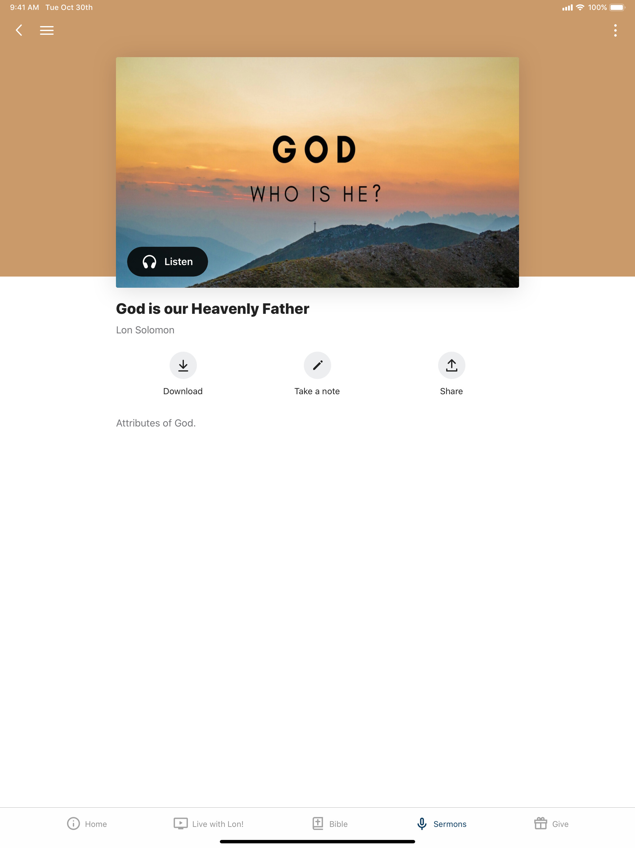 Lon Solomon Ministries screenshot 6