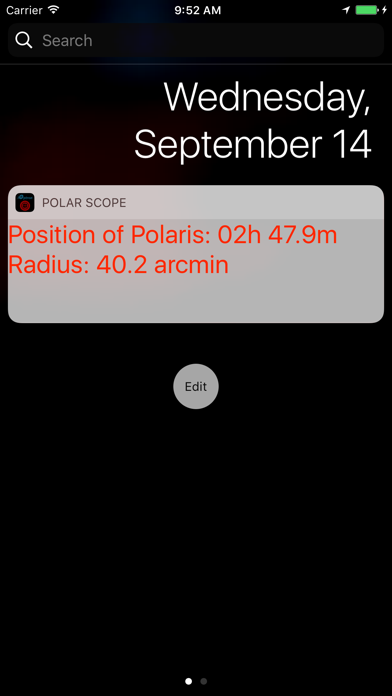 iOptron Polar Scope Screenshot