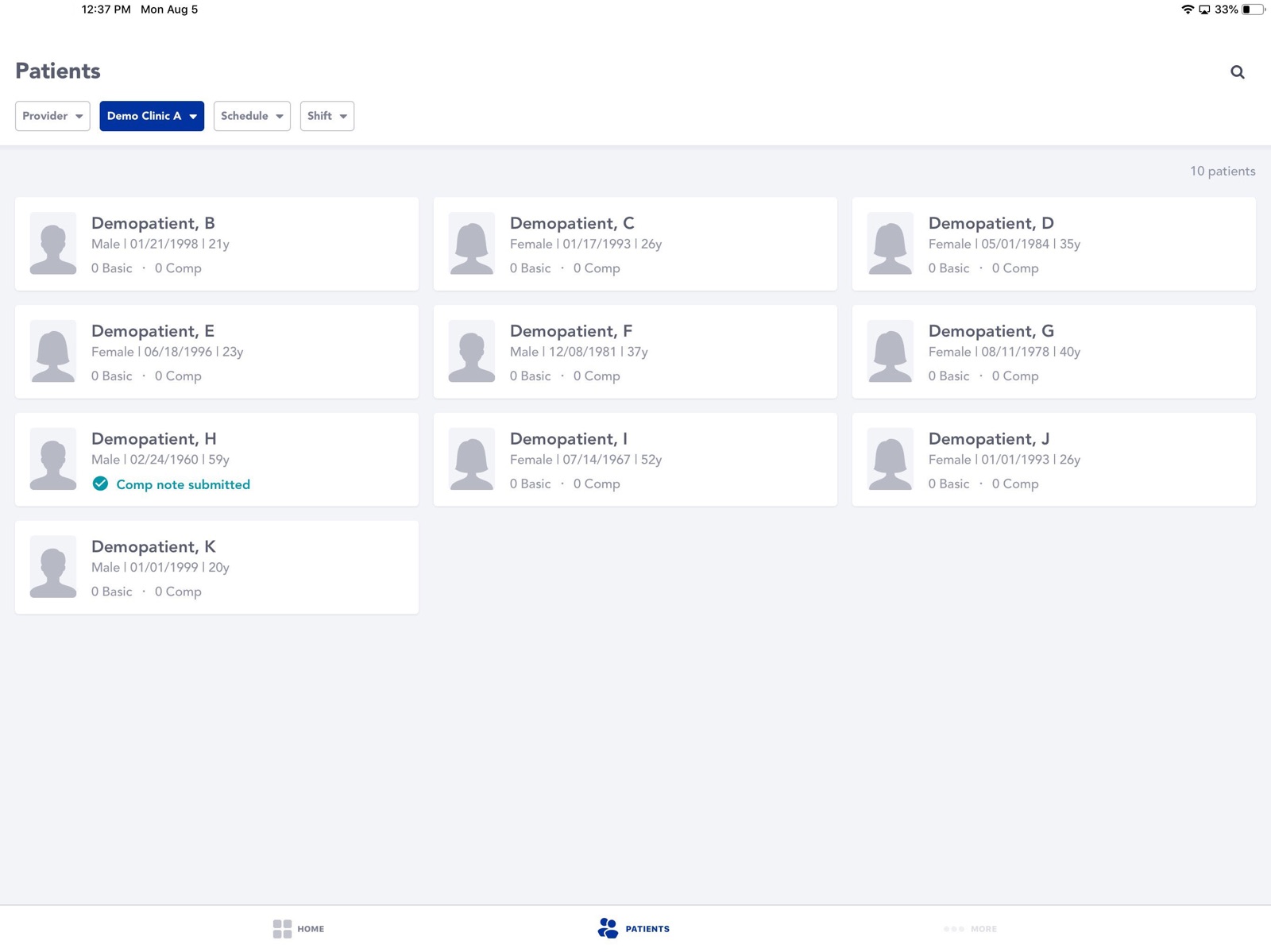 ProviderHub ipad screenshot 2