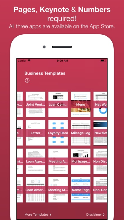 Business Templates for Pages screenshot-3