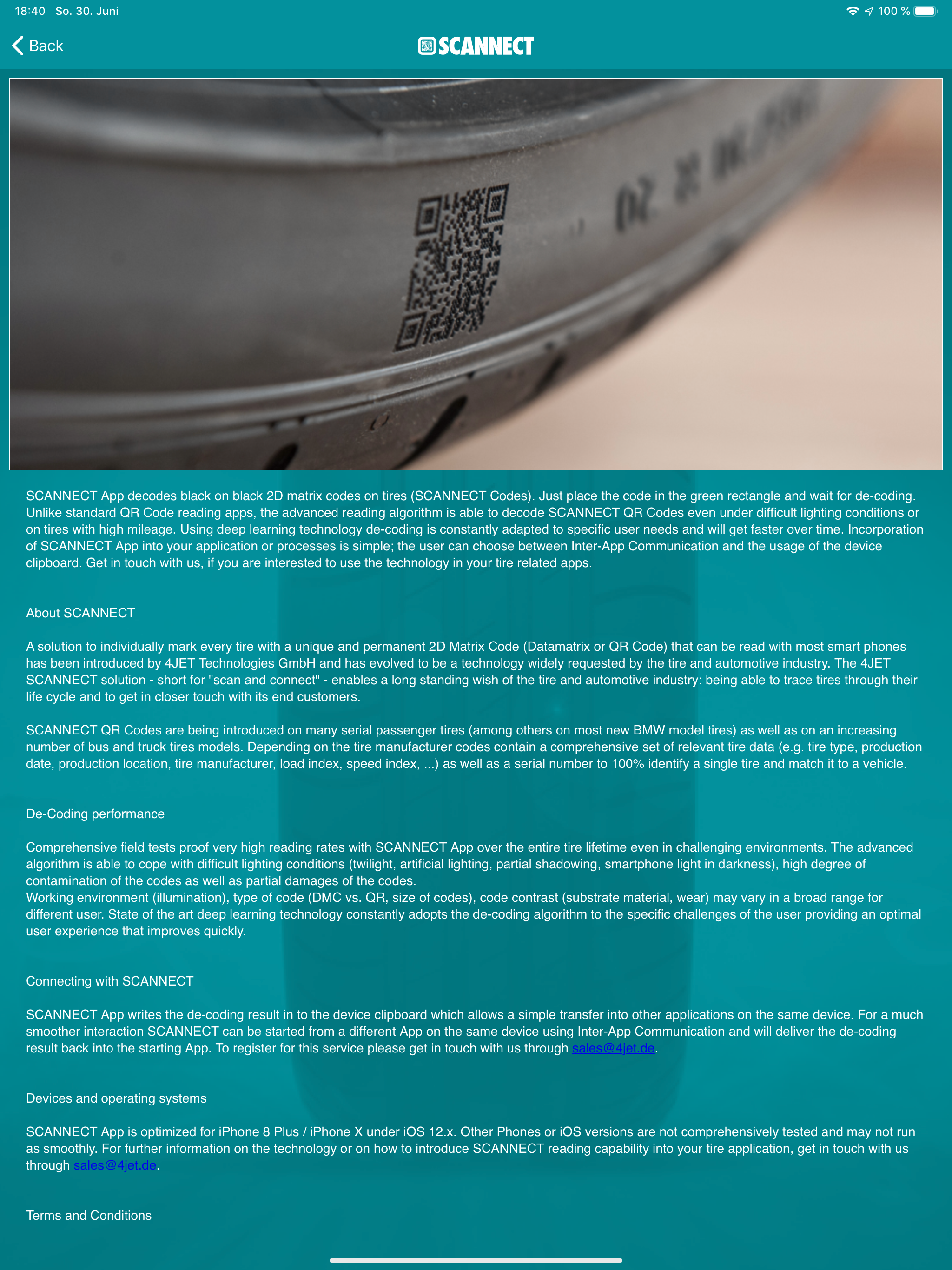 Tire SCANNECT