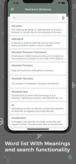Game screenshot Mechanical Dictionary -Offline apk