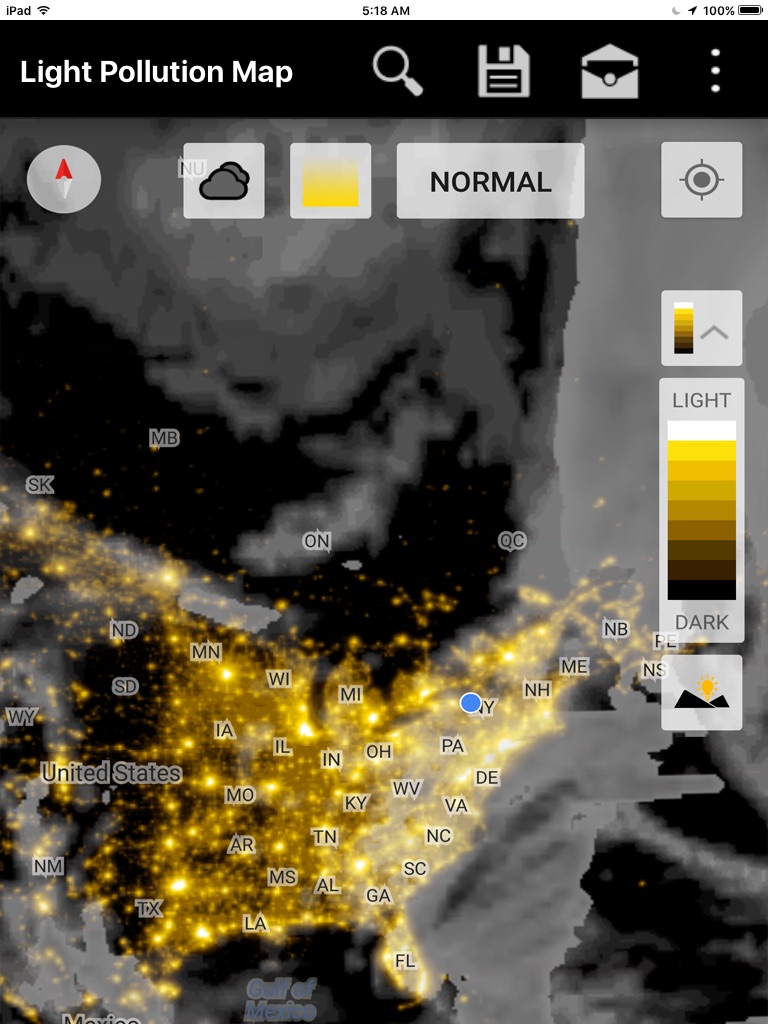 Light Pollution Map - Dark Sky screenshot 3