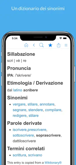 Game screenshot Dizionario Italiano e Sinonimi apk