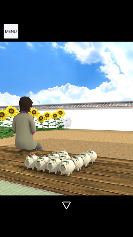 脱出ゲーム Obon ひまわり溢れる田舎の古民家 screenshot 3