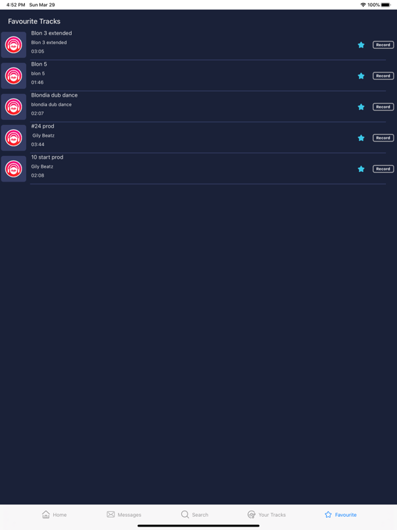 vibesR - song recording tool iPad screenshot 6 - Entertainment app