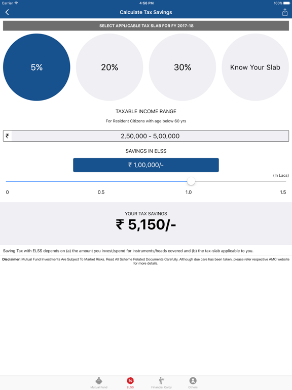 NJ Financial Tools iPad screenshot