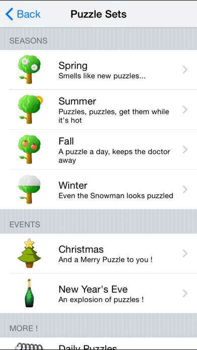 Parks Seasons - Logic Game Screenshot