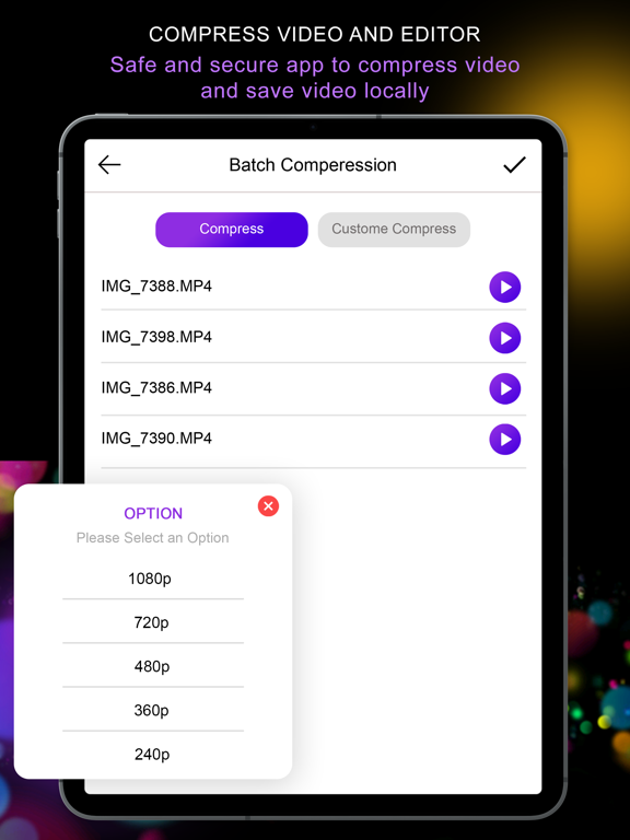 Screenshot #5 pour Video Resizer - Video Compress