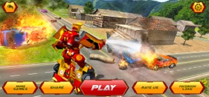 Robot Fire Truck Driver screenshot #1 for iPhone