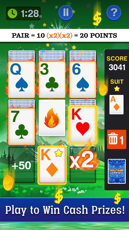 Solitaire Sprint - Win Cash
