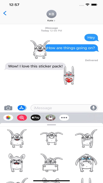 Rabbit Emoji Stickers