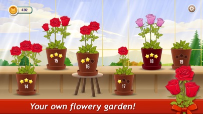 Solitaire TriPeaks Rose Garden Screenshot