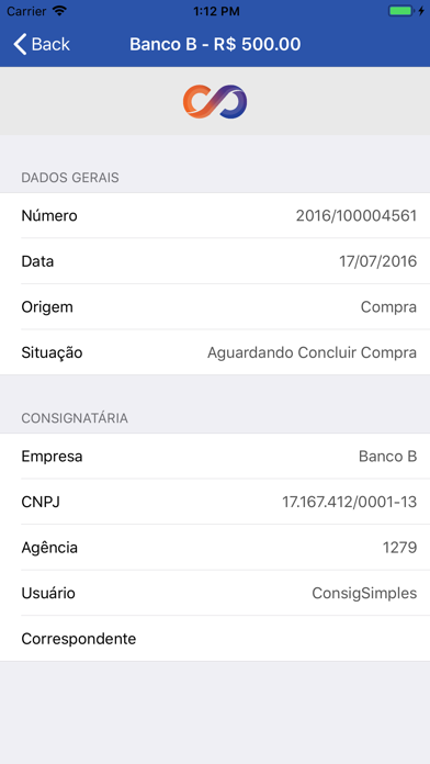 App screenshot