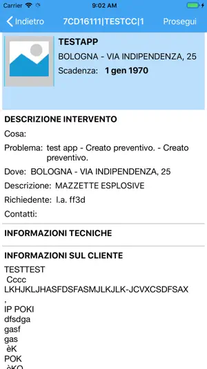 H2H - Gestione Interventi screenshot 2