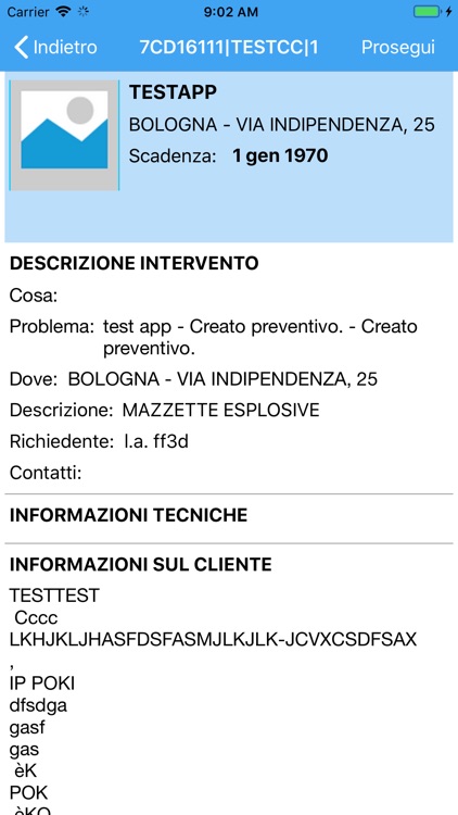 H2H - Gestione Interventi