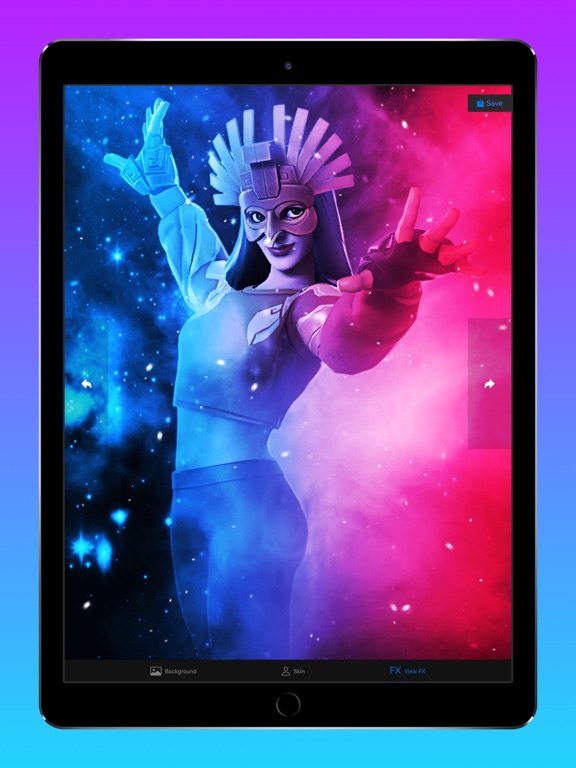 Wallpapers Skins FX Maker iPad screenshot 6 - Entertainment app