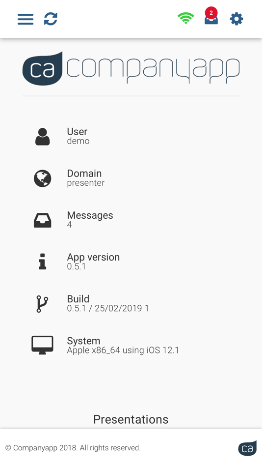 Companyapp Presenter Pro - 0.7.1 - (iOS)