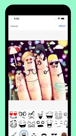 Game screenshot Cool Finger Faces - Photo Fun! apk