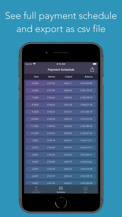 Easy Mortgage Calculator iPhone Ekran Görüntüsü 3