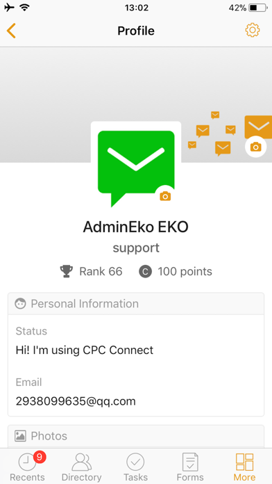 CPC Connect - Productive Chat Screenshot